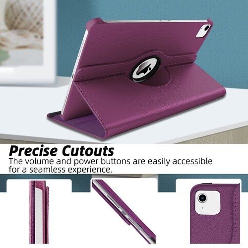 For Apple iPad Air 5/4th Generation 10.9-inch (2022/2020) Smart Stand Case Cover - Picture 180 of 198