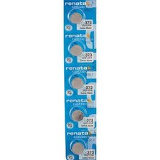 5 x Renata 373 Watch Batteries, 1.55V, 0 MERCURY equivalent SR916SW, 916
