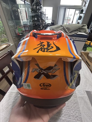 Arai RX7X Shinya Nakano Red Motorcycle Helmet - Size 61-62CM / XL - RARE - MINT - Picture 9 of 18