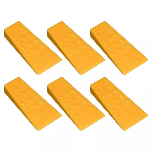 6 PACK OF 5.5" TREE WEDGE ABS LOGGING BUCKING FALLING FELLING WEDGE