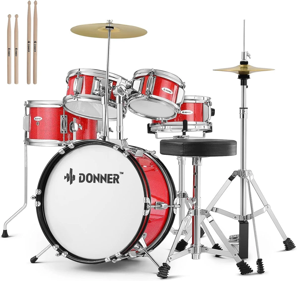 Junior acoustic cheap drum set