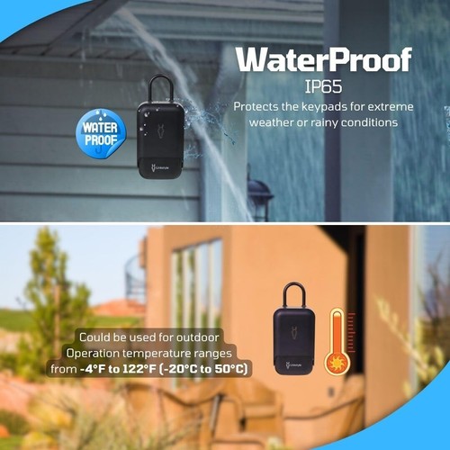 Matrix II Smart Key Lock Box with Wifi Hub for Anywhere Access, Waterproof - Picture 4 of 12