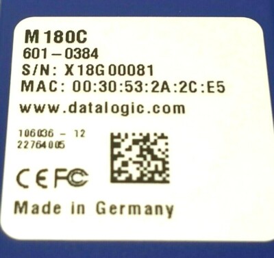 Fotocamera Industriale Datalogic 601-0384 Gig-E CCD M180C 1628x1236 20FPS
