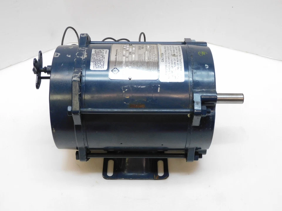 FRANKLIN ELECTRIC EXPLOSION PROOF MOTOR 1/4HP 1/4 HP 230V 1PH 1425RPM 1421160400 - Image 2 of 4