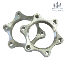 48MM 2PC Bike Bicycle Flange Adapter Freewheel Threaded Hubs Disc Brake Rotor