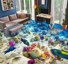 3D Animal Cute Fish N2490 Floor WallPaper Murals Floor Print Decal Romy 2024
