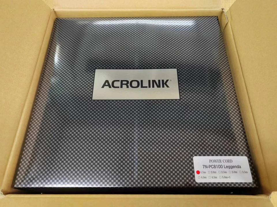 Acrolink 7N-PC8100 Leggenda EU Plug Power Cable (1.5M), Made in Japan - Image 3 of 4