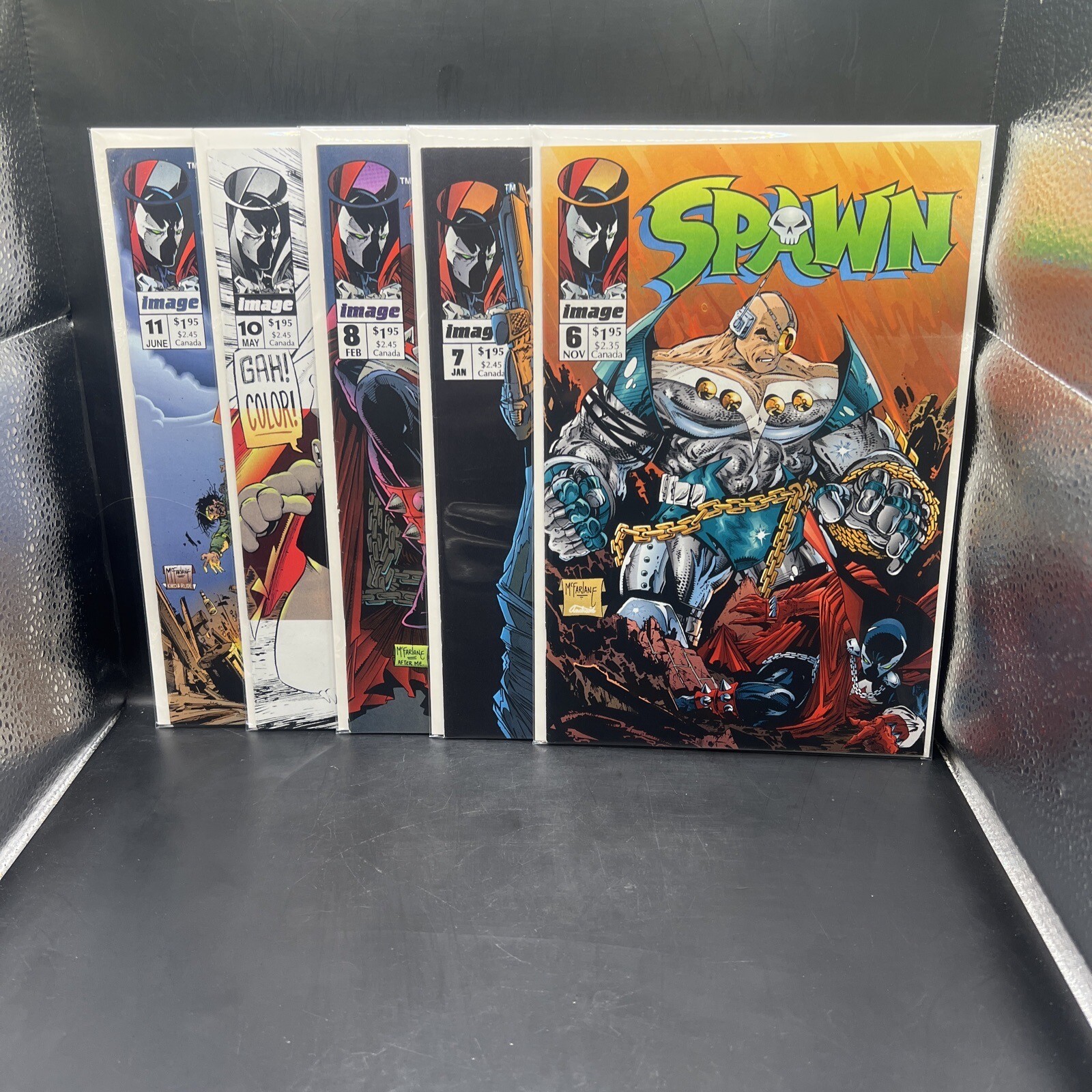 Spawn Comic Lot Issue #’s 6 7 8 10 & 11. Image Todd McFarlane 1992 (A30 ...