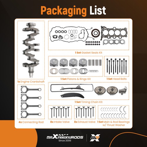 G4NC Engine Overhaul Gasket Timing Kit For Hyundai Tucson Kia Soul Forte 2.0L - Picture 7 of 12