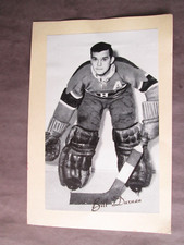 19444-63 BEEHIVE GROUP II HOCKEY PICTURE BILL DURNAM MONTREAL CANADIENS GOALIE