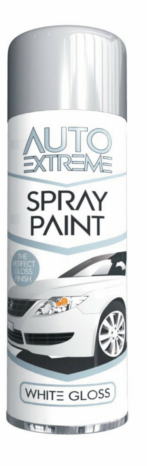 3 x 250ml Auto Extreme White Gloss Spray Paint For DIY Wood Metal Art