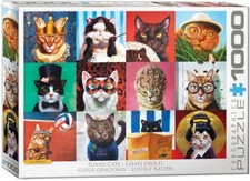 Funny Cats 1000 Piece Jigsaw Puzzle Eurographics New