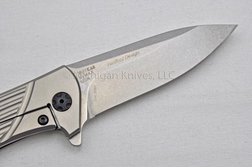 Zero Tolerance Knife - 0801 Titanium ZT Flipper - Elmax - NOS - Picture 4 of 6