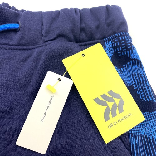 All in Motion Boys Size XS 4/5 Tech Fleece Jogger Pockets Starless Night Blue - Picture 6 of 11