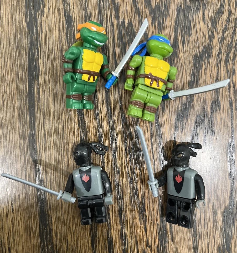 Mega Bloks Teen Aged Mutant Ninja Turtles-Battle At Shell Bridge-1411-99% Compl. Foto 2 de 4