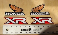 Honda Wing/XR Logo Tank Window Sticker Decal 21mil weather proof laminated Gloss