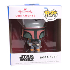 Hallmark Ornaments Funko POP Star Wars Boba Fett Christmas Ornament 2023