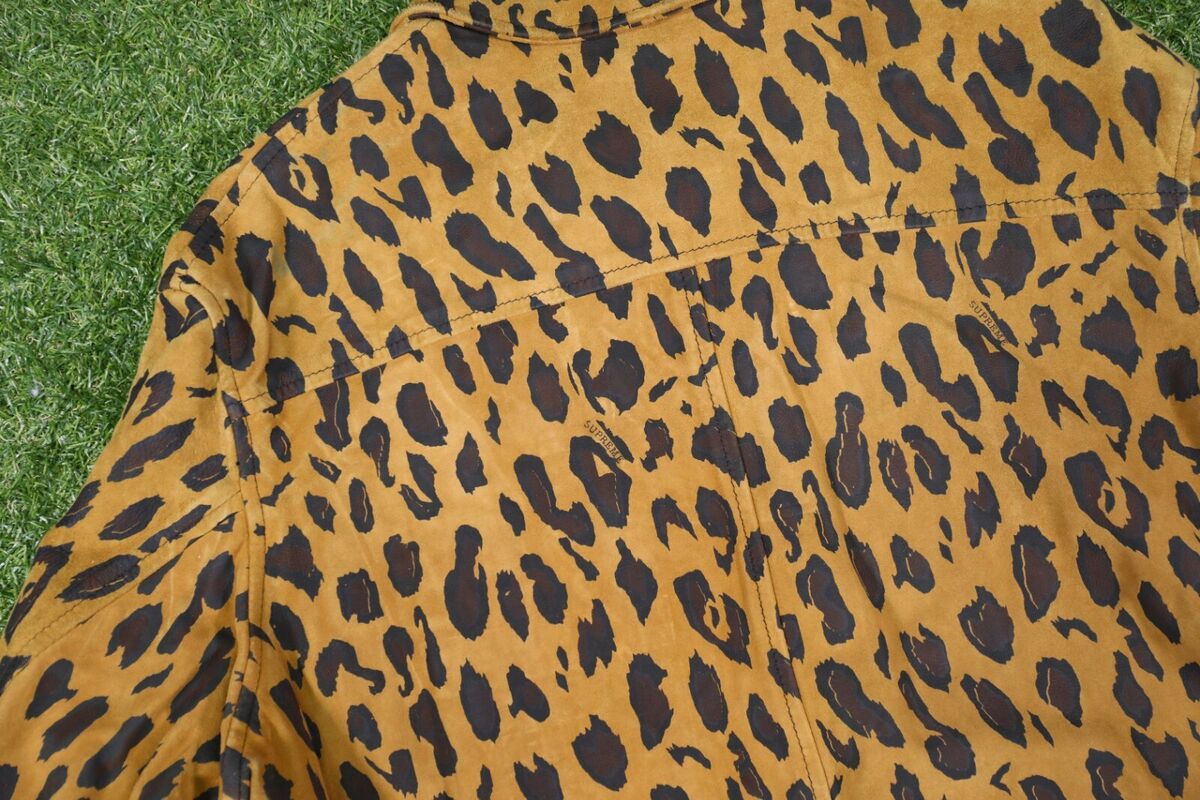 SS18 Supreme x Schott Suede A-2 Jacket Cheetah Size XL | eBay SS18 Supreme x Schott Suede A-2 Jacket Cheetah Size XL | eBay