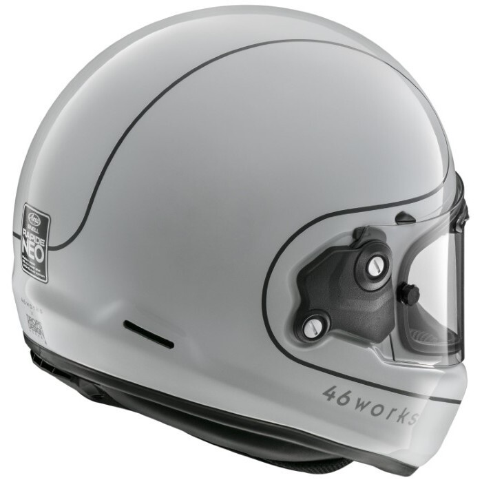 Arai Helmet RAPIDE NEO 46WORKS RACE White Size [M-22.8in,L Arai Helmet RAPIDE NEO 46WORKS RACE White Size [M-22.8in,L