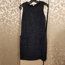 24 HR FLASH SALE! Sail to Sable Black Tweed Jumper Dress Size 2