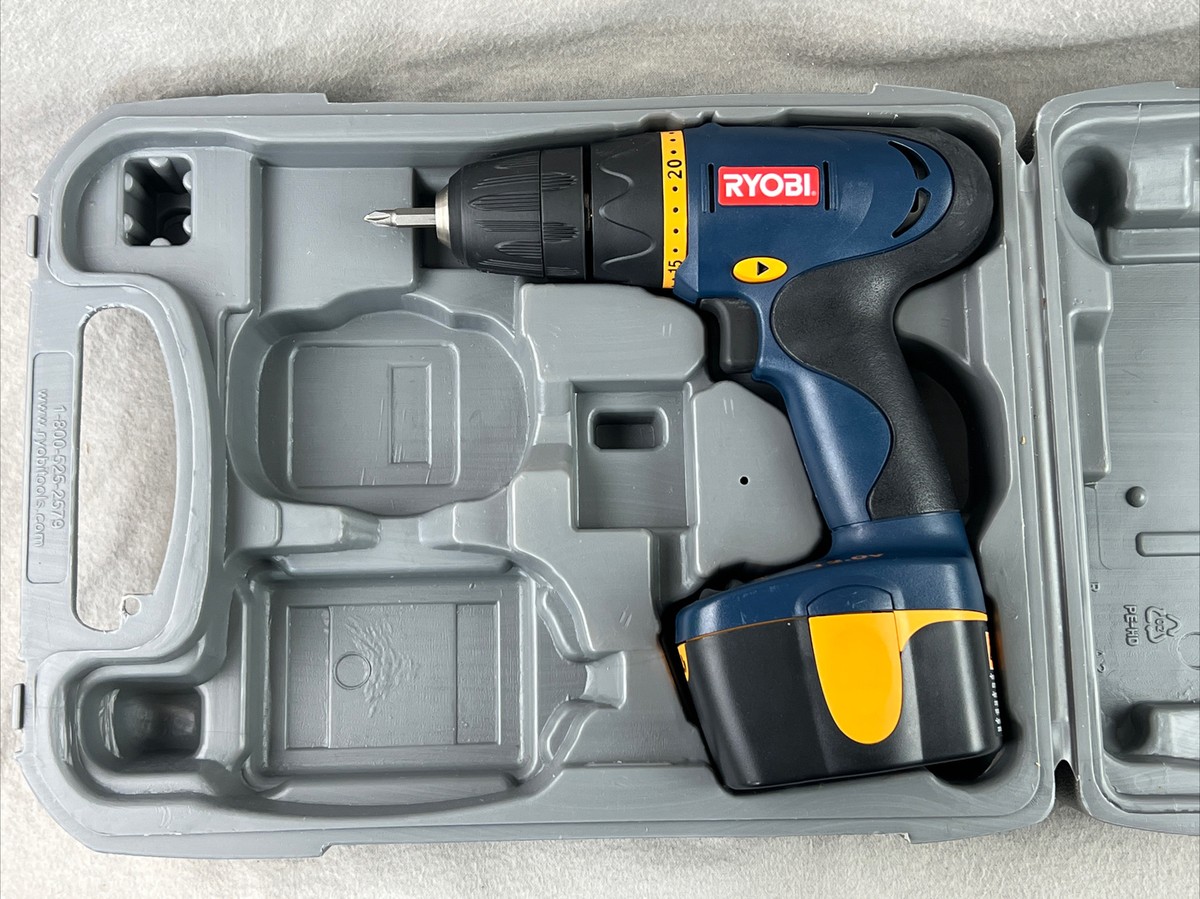 Image of Ryobi HP412 drill driver at Best Buy