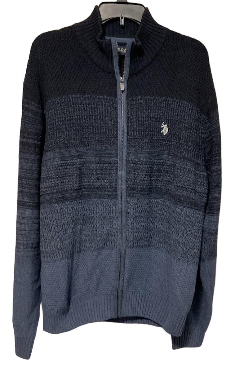 U.S. Polo Assn. Men Size XL Mock Neck Long Sleeve Knit Full U.S. Polo Assn. Men Size XL Mock Neck Long Sleeve Knit Full