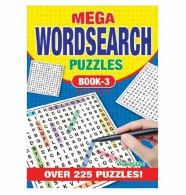 2 Libri A5 Di Parole Intrecciate (Word Search) - Mega Puzzle Per Adulti - Divertimento Assicurato - Foto 2
