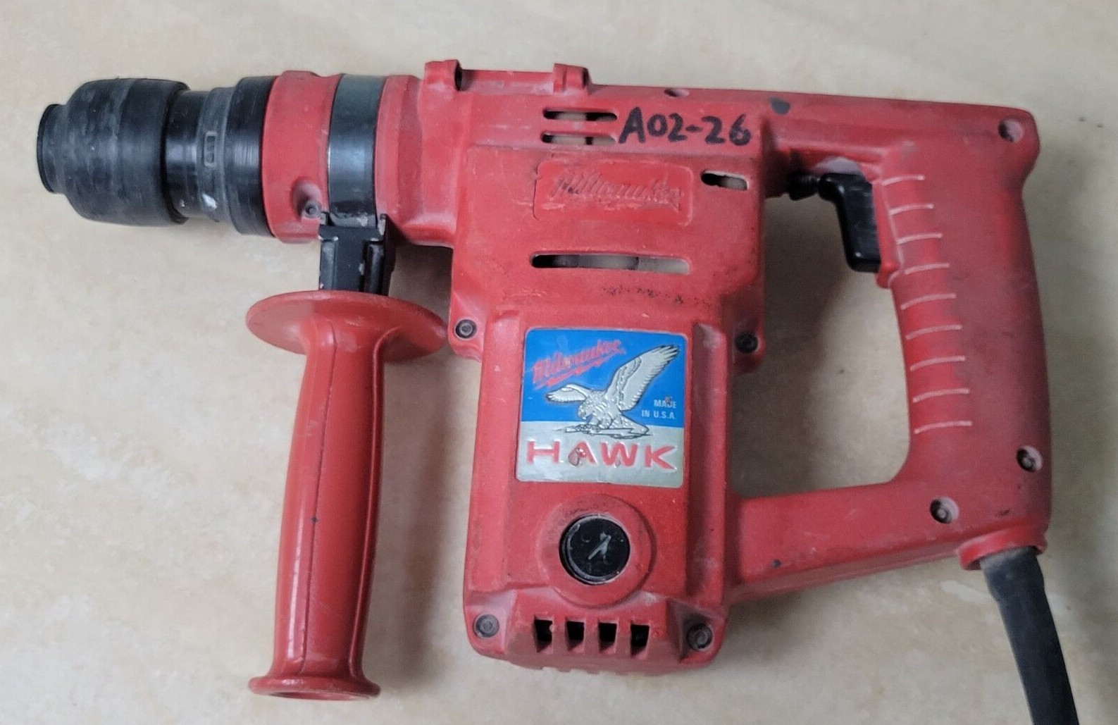 Milwaukee 53621 Hawk 1" Corded Rotary Hammer Drill w/Carrying Case