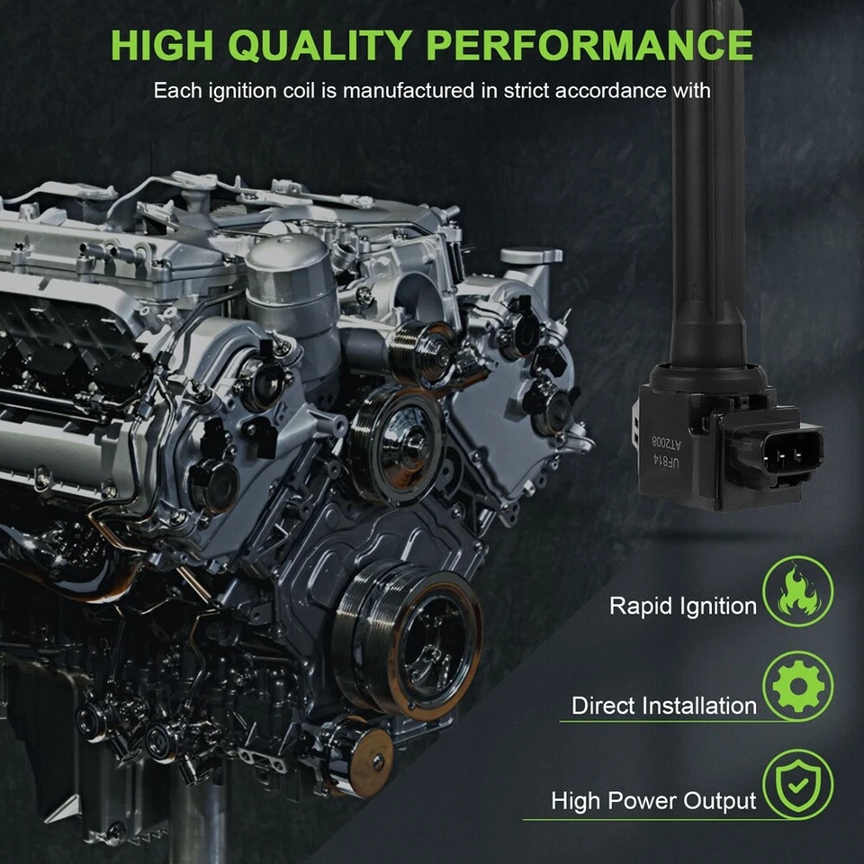 4 bobinas de encendido y bujía para Mitsubishi Outlander 2016 2,4 L L4 Foto 2 de 4