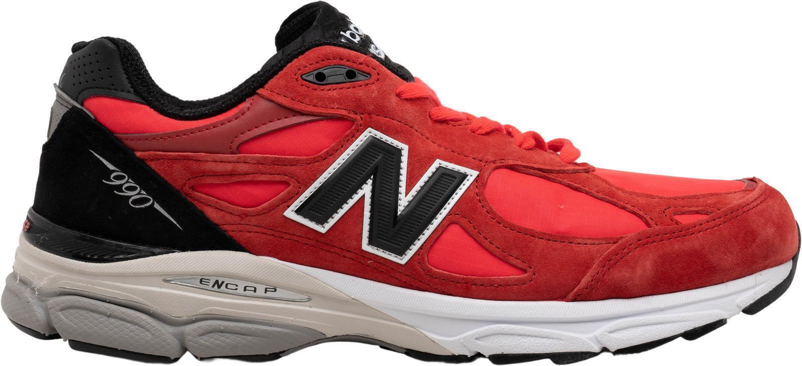 New Balance 990v3 Made In USA Red Suede for Sale | Authenticity
