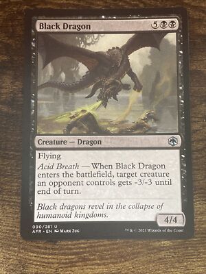 Black Dragon 090/281 Adventures in the Forgotten Realms MTG Magic