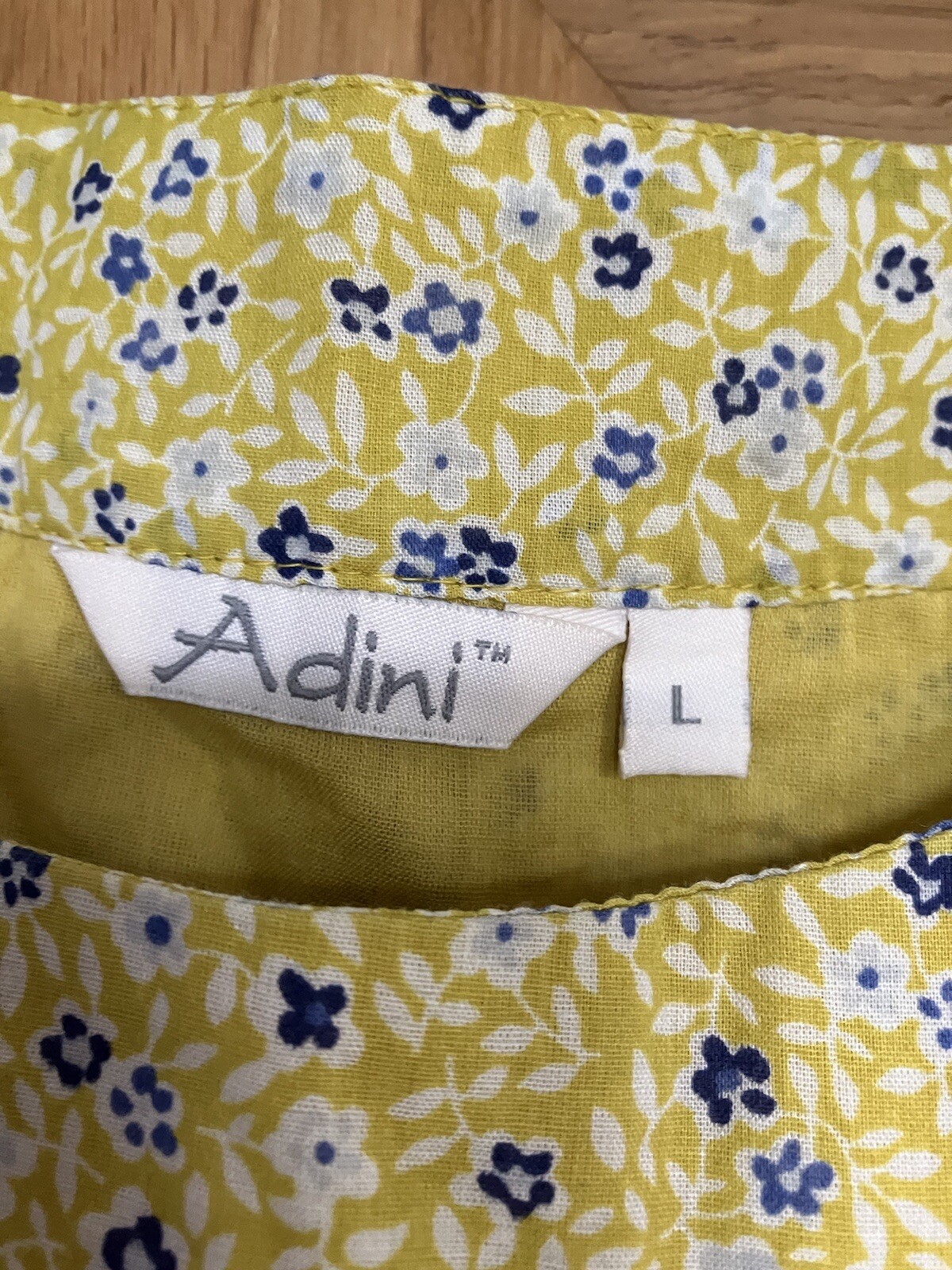 Adini Dress L /16 Yellow Mix Floral eBay