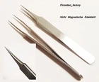 Eyelash Tweezers, Technical Tweezers, Fine Point Straight, Non Magnetic (4)
