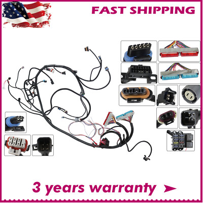 For 1997-2006 DBC LS1 Standalone Harness 4L80E 4.8 5.3 6.0 Vortec Drive by Cable