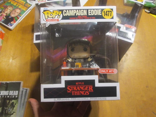 FUNKO POP NETFLIX STRANGER THINGS CAMPAIGN EDDIE # 1477  DELUXE EXCLUSIVE TARGET
