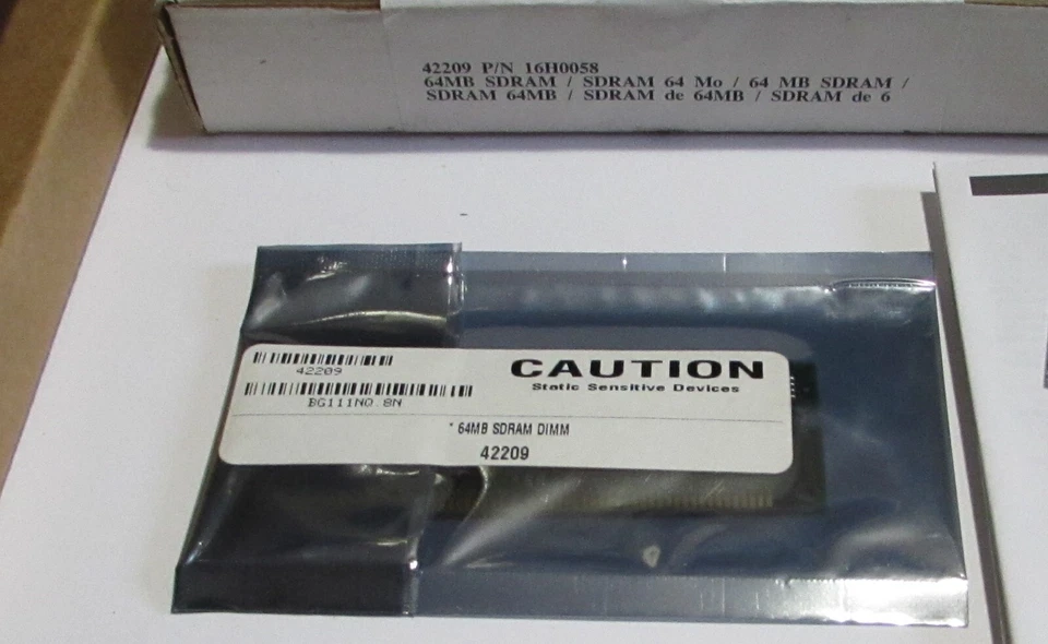 16H0058 Genuine Lexmark 64mb Dram Mem DIMM Optra T520 / 620 - Image 2 of 2