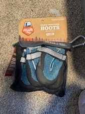 NEW Arcadia Trail Warm Weather Dog Boots X-Large Blue Gray  Benefits Charity