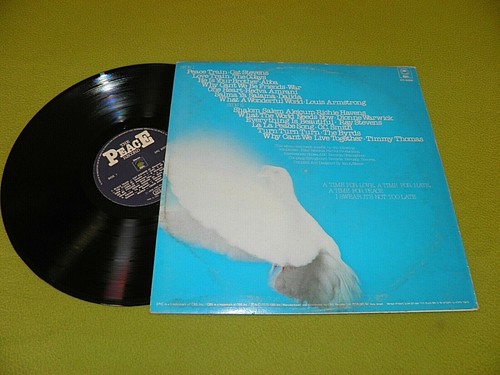 O'jays / War / ABBA / Cat Stevens / The Byrds / Dalida RARE 1978 Peace Album NM - Picture 2 of 2