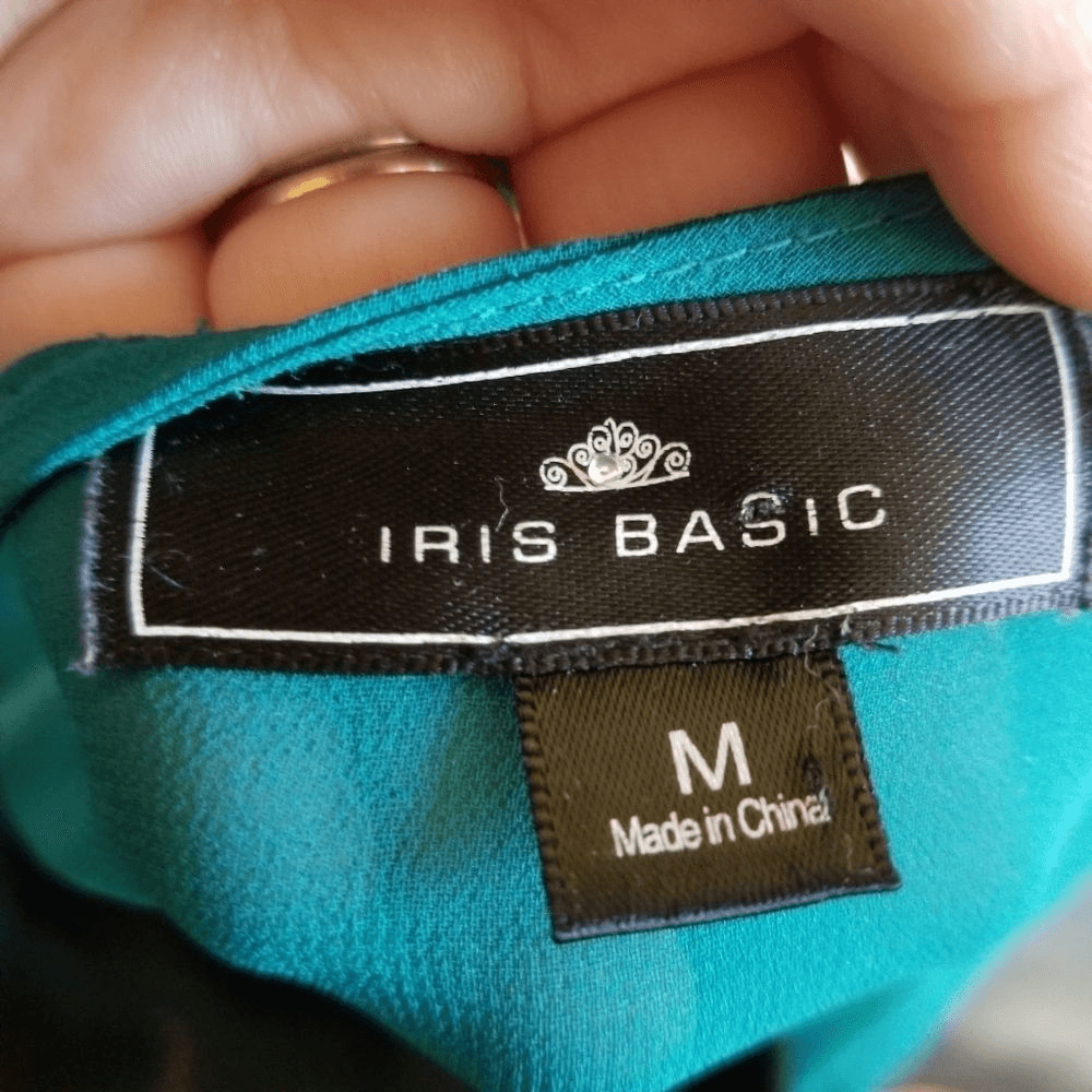 Iris Basic Sheer Turquoise Tank - image 5