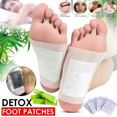 HAILICARE 50 PACK Detox Foot Patches Foot Pads Body Toxins Feet Slimming Cleansing Herbal