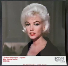 1962 Marilyn Monroe Something's Got To Give 20th Century Fox 10x10 Photo