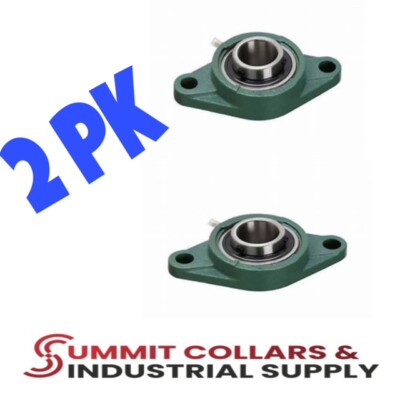 UCFL204-12 Pillow Block Flange Bearing 3/4'' Bore 2 Bolt 2 PK FREE SHIPPING