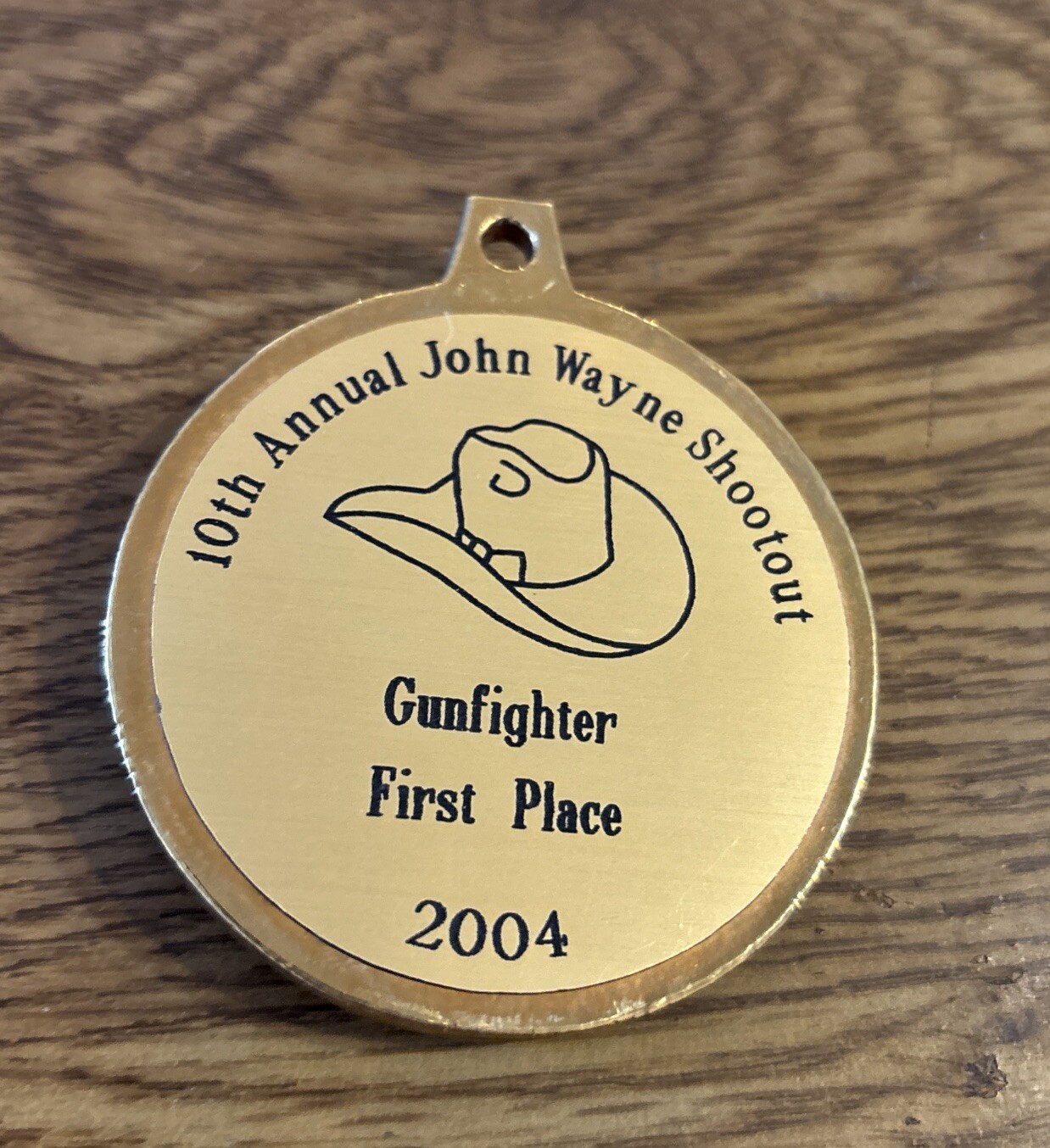 Chorro Valley Regulators Award Medal -  Gunfighter 1st Place 2004