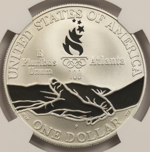 1995-P Olympics Paralympics Blind Runner Modern Commemorative $1 PF 69 UCAM NGC - Picture 4 of 4