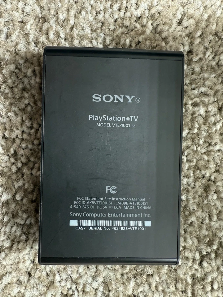 Sony PlayStation TV PS Vita - Tarjeta de memoria de 64 GB, HDMI, cables de alimentación, folletos en caja original Foto 4 de 4