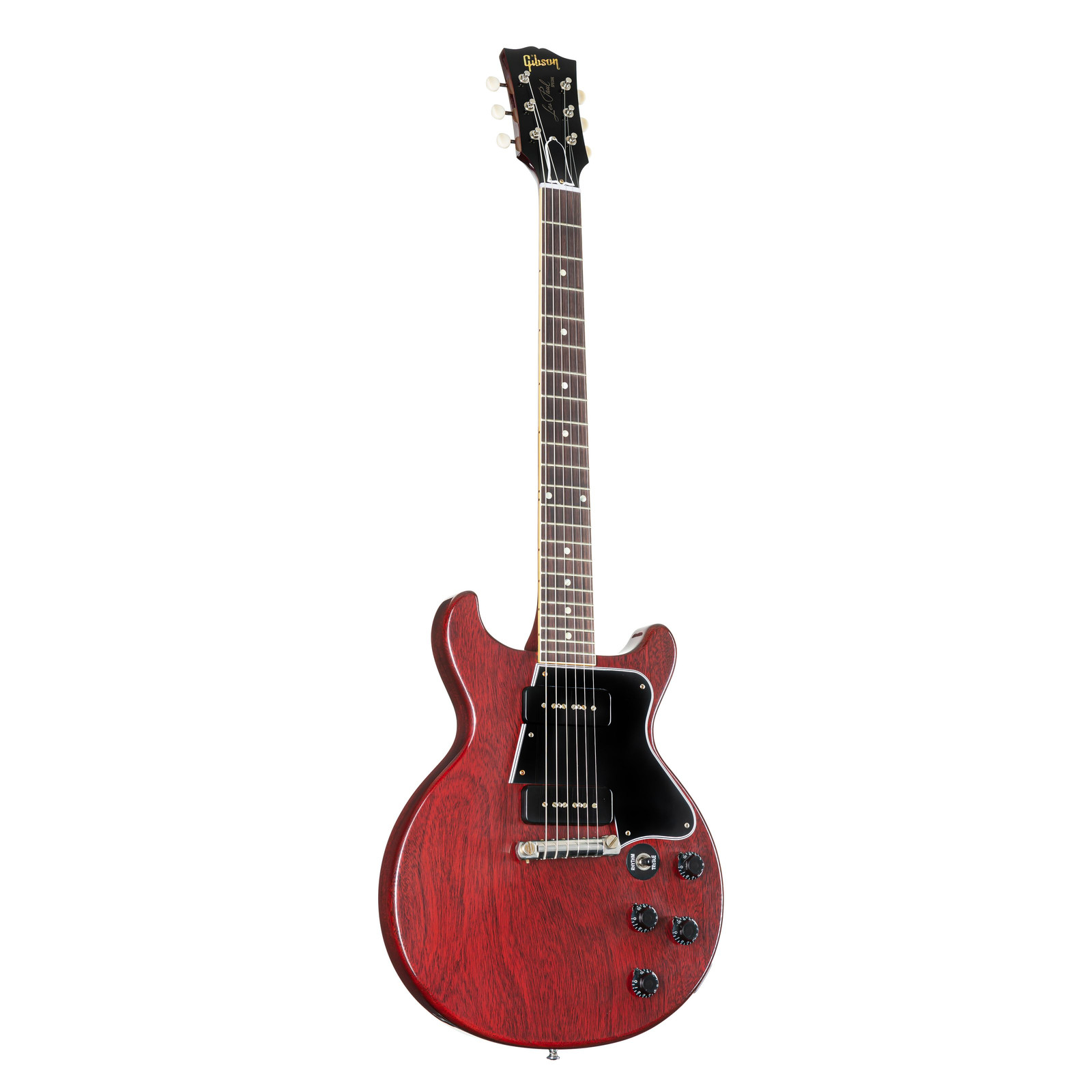 Специальное двойное переиздание Les Paul от Gibson 1960 года, Вишнево-красное #04525 - Изготовлено на заказ