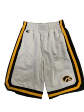 Iowa Hawkeyes White Colosseum Athletics Pocket Stretch Shorts Men's Small