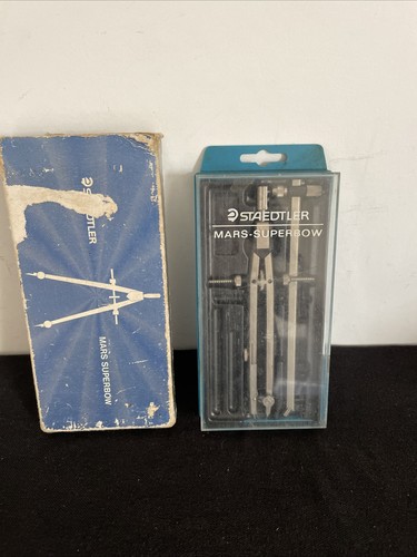 Vintage Staedtler Mars Superbow 553 02 SK Compass Set