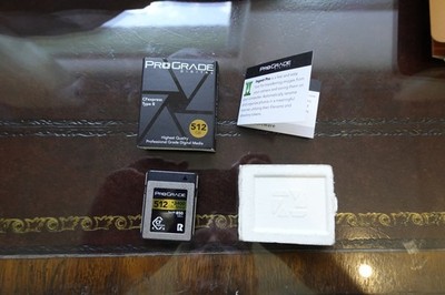 ProGrade Digital CFexpress 4.0 Type B GOLD 512GB Memory Card Max Read 3400MB/s
