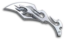 Pro-One Billet Mirror Flame Chrome Left (104220)